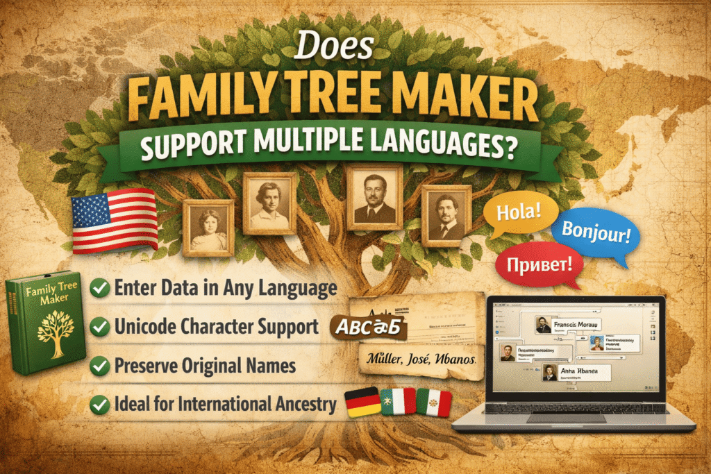 Does Family Tree Maker Support Multiple Languages?